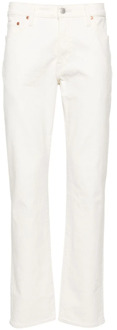 Levi's Slim Fit Witte Katoenen Jeans Levi's , White , Heren - W36,W32,W34,W31,W30,W33,W29