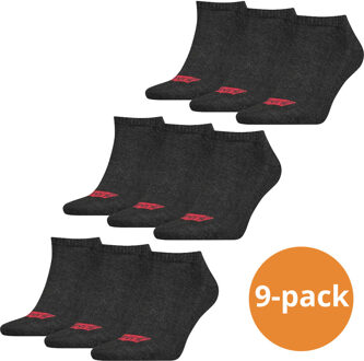 Levi's Sneaker Sokken 9-pack Batwing Logo Antraciet-35/38 - 35/38
