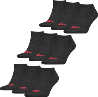Levi's Sneaker Sokken 9-pack Batwing Logo Antraciet-35/38 - 35/38