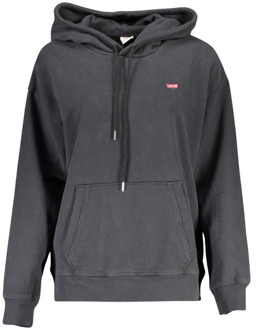 Levi's Standard hoodie met logo Zwart