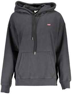 Levi's Standard hoodie met logo Zwart