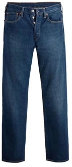 Levi's Straight Jeans Levis 501® LEVI'S ORIGINAL" Blauw - 34 / 32, 36 / 32, 34 / 34, 36 / 34, 38 / 34, 40 / 34, 28 / 32, 29 / 32, 30 / 34, 31 / 34, 30 / 32, 31 / 32, 32 / 34, 32 / 32, 33 / 32, 31 / 30, 32 / 30, 33 / 36, 36 / 36