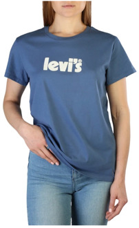Levi's T-shirt Levi's , Blue , Dames - S,Xs