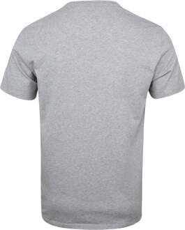 Levi's T-shirt met logo grijs melange - S