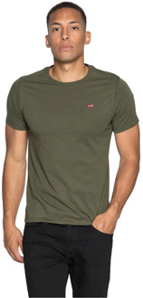 Levi's T-shirt met logo Groen