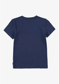 Levi's T-shirt met logoborduring Donkerblauw - 152