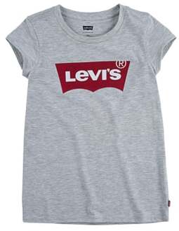 Levi's T-shirt met logoprint Lichtgrijs - 116