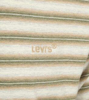 Levi's T-shirt Red Vintage Stripe Paloma Beige