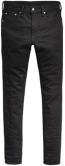 Levi's tapered fit jeans 502 nightshine Zwart - 31-32