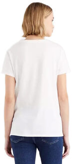 Levi's The Perfect Tee T-shirt met logoprint Gebroken wit - S