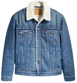 Levi's Type 3 Sherpa spijkerjas met teddy voering Indigo - XL