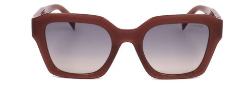 Levi's Vierkante Zonnebril Met Verlooplens - maat Bruin