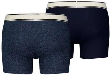 Levi's Vintage heather boxer 2-pack 701227424 002 navy Blauw - XXL