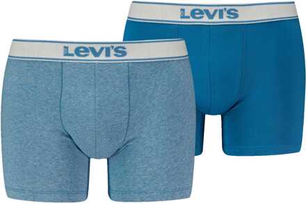 Levi's Vintage heather boxer 2-pack 701227424 003 light Blauw - M