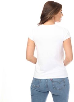 Levi's Vrouwen Levi's Graphic Authentieke T-shirt in Wit - maat EU 34 / UK 6