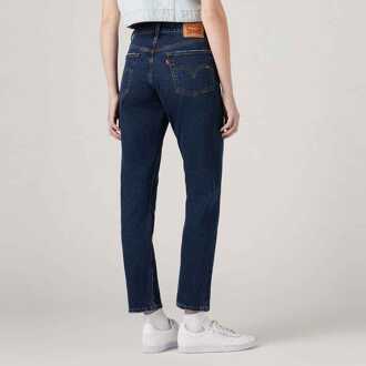 Levi's Women's Levis 501 Skinny Jeans in Dark Blue Blauw