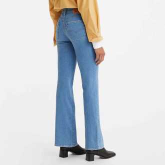 Levi's Women's Levis 725 High Rise Bootcut Tribeca Sun Jeans in Denim Blauw