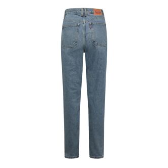 Levi's Women's Levis High Waisted Mom Jeans in Blue Blauw - 28W/32L