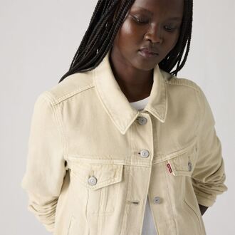 Levi's Women's Levis Orginal Trucker Jacket in Beige - maat EU 42 / UK 14
