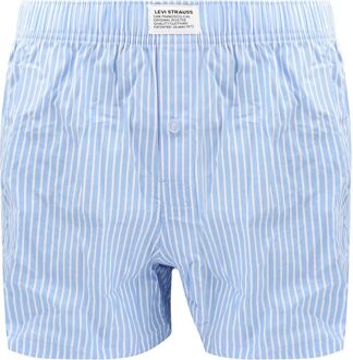 Levi's Woven Boxershorts 2-Pack Blauw Donkerblauw - L,M,XL
