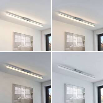 Levke - LED plafondlamp voor in de badkamer wit, chroom