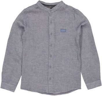 Levv Jongens blouse - Ken - Jeans blauw - Maat 140