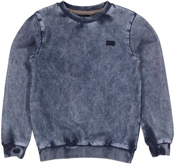 Levv Jongens sweater alan denim Blauw - 128