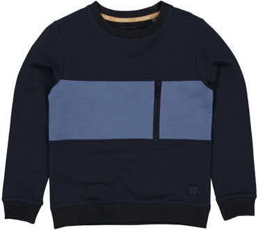 Levv Jongens sweater alvaro dark Blauw - 164