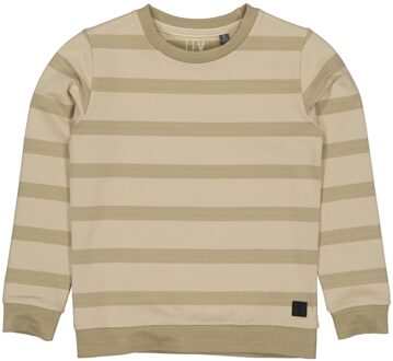 Levv Jongens sweater - Daud - AOP Zand desert streep - Maat 176