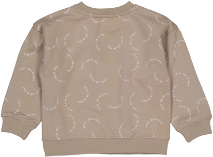 Levv jongens sweater Taupe - 80