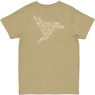 Levv jongens t-shirt Khaki - 116