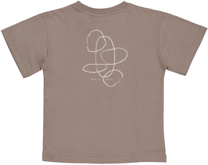 Levv jongens t-shirt Taupe - 134