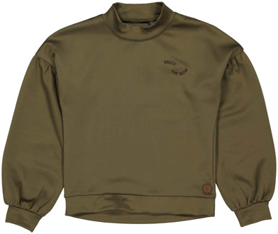 Levv Meiden sweater aline leaf Groen - 128