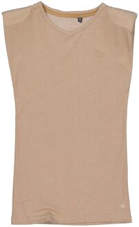 Levv Meisjes jurk - Danouk - Taupe - Maat 176