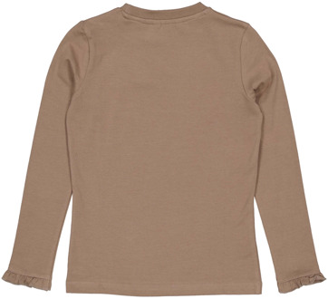 Levv meisjes longsleeve Taupe - 134