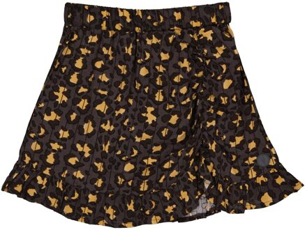 Levv Meisjes rok - Asya - AOP grijs luipaard - Maat 152