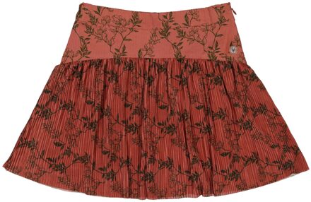 Levv Meisjes rok - Fien - AOP bloemen olijf groen - Maat 116