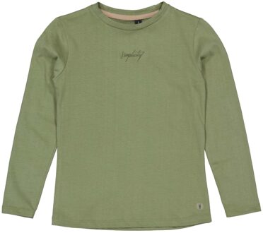 Levv Meisjes shirt - Fanib - Olijf groen - Maat 116