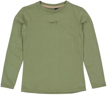 Levv Meisjes shirt - Fanib - Olijf groen - Maat 140
