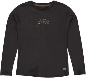 Levv Meisjes shirt - Fanou - Raaf grijs - Maat 116