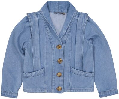 Levv Meisjes spijkerjas - Kato - Licht blauw - Maat 176