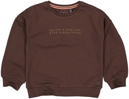 Levv Meisjes sweater bodile dark Bruin - 116