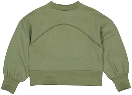 Levv Meisjes sweater - Fanka - Olijf groen - Maat 116