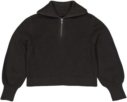 Levv Meisjes sweater - Fenna - Raaf grijs - Maat 116