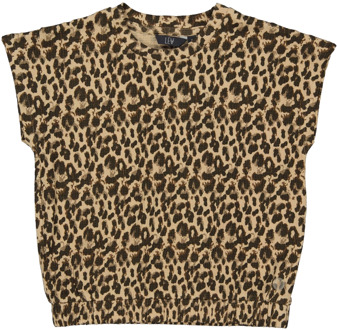 Levv meisjes t-shirt Bruin - 98