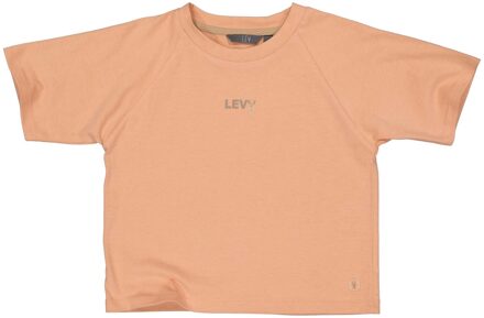 Levv Meisjes t-shirt - Katie - Zacht koraal - Maat 116