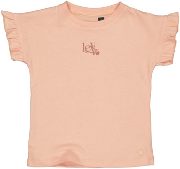 Levv Meisjes t-shirt lelina peach dusty Oranje - 110