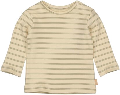 Levv Newborn baby jongens shirt faber aop stripe Groen - 74