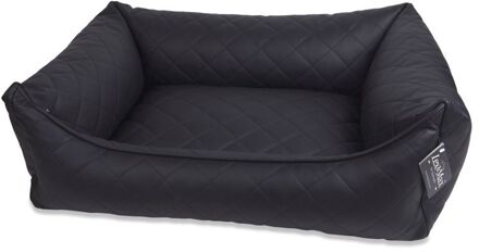 Lex max Eco Leer - Hondenmand - Zwart - 26x100x80 cm