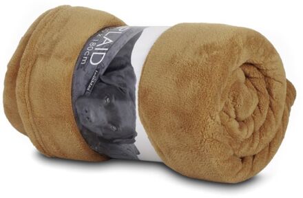 Lex max Fleeceplaid - Hondendeken - Oranje - 130x180cm